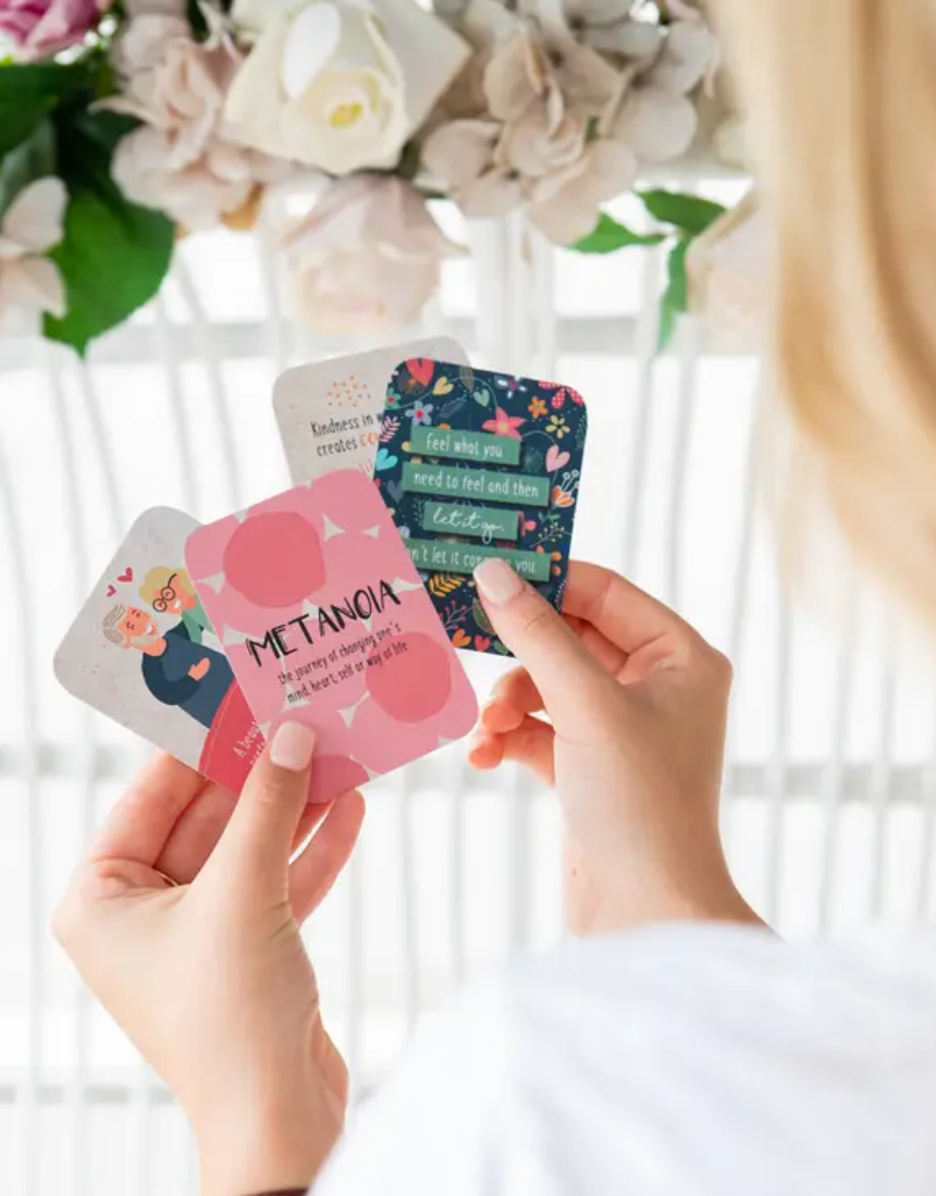 Set of Love From J Kindness Cards featuring colorful, uplifting designs for spreading positivity and kindness.