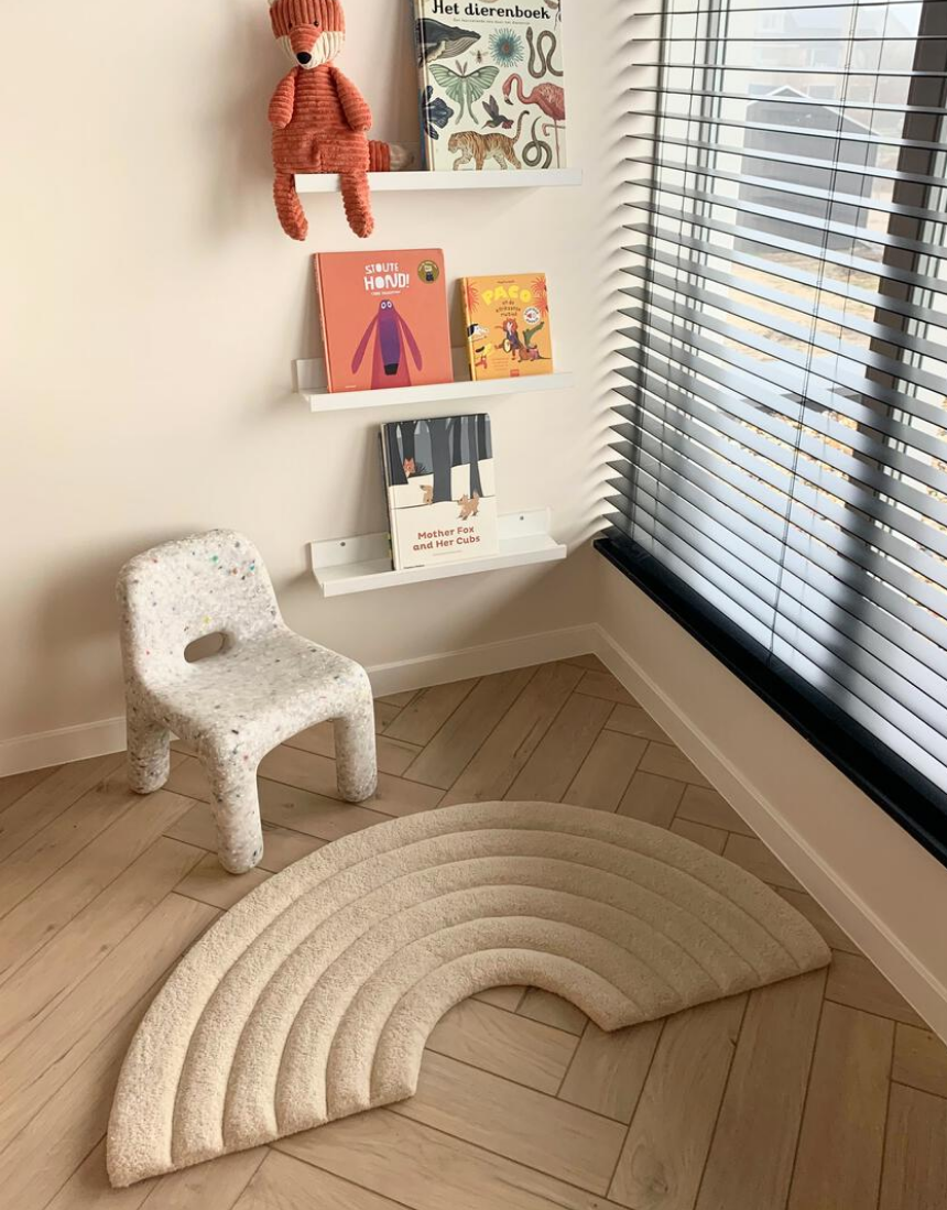 Rainbow Rug Natural, Rugs, Maison Deux - Say It Sister