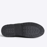 Merry People Darcy Mid Calf Gumboot Moss Green/Black Shoes