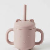 Henny Silicone Sippy Cup With Straw - Musk, Baby Gift Sets, Nordic Kids - Say It Sister