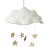 Cloud Corduroy White With Stars Wall Hanging, Wall Decor, Picca Loulou - Say It Sister