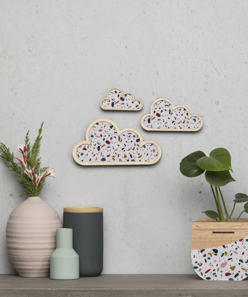 Tezza Cloud Art Set of 3, Homewares, Pili Pala - Say It Sister