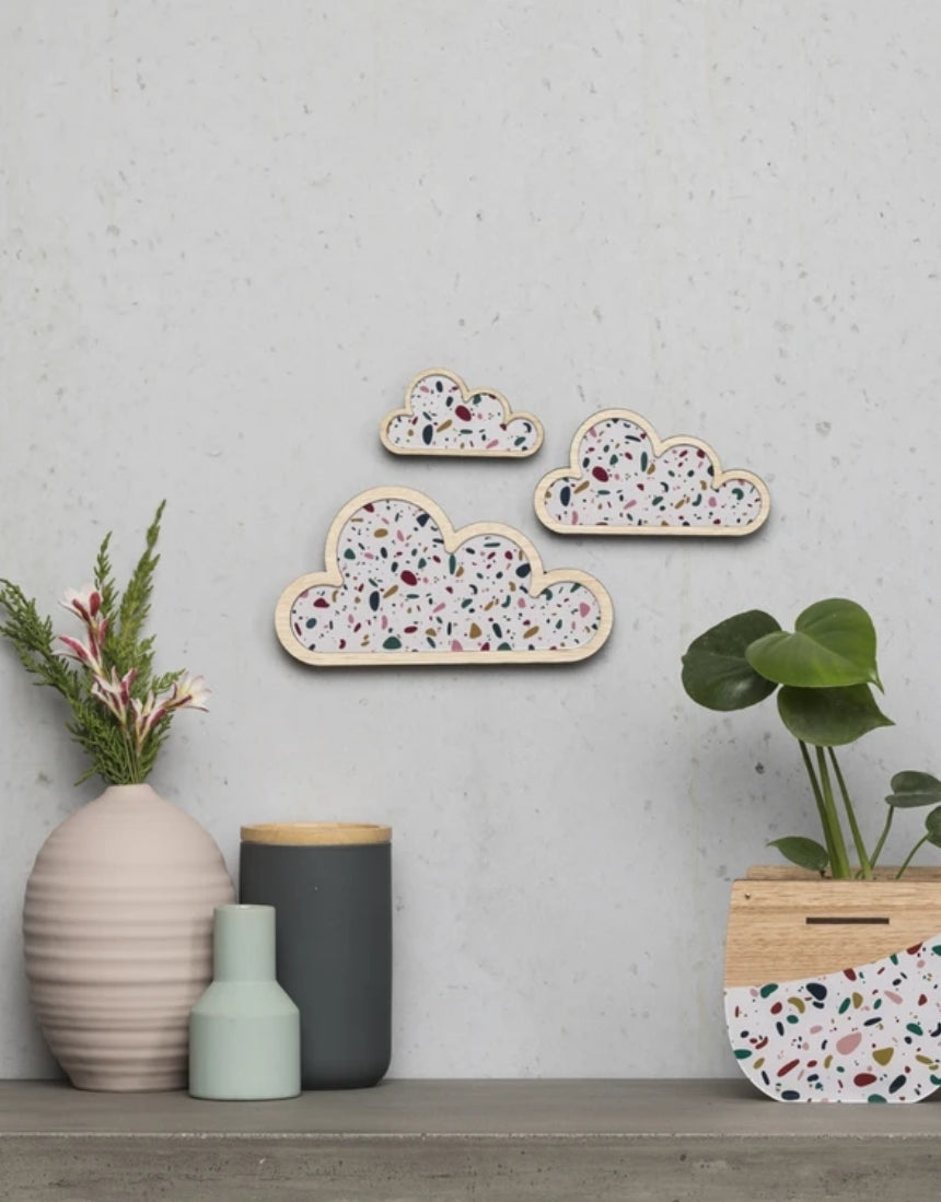 Tezza Cloud Art Set of 3, Homewares, Pili Pala - Say It Sister