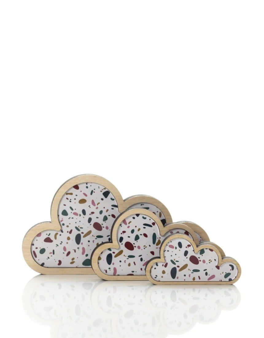 Tezza Cloud Art Set of 3, Homewares, Pili Pala - Say It Sister