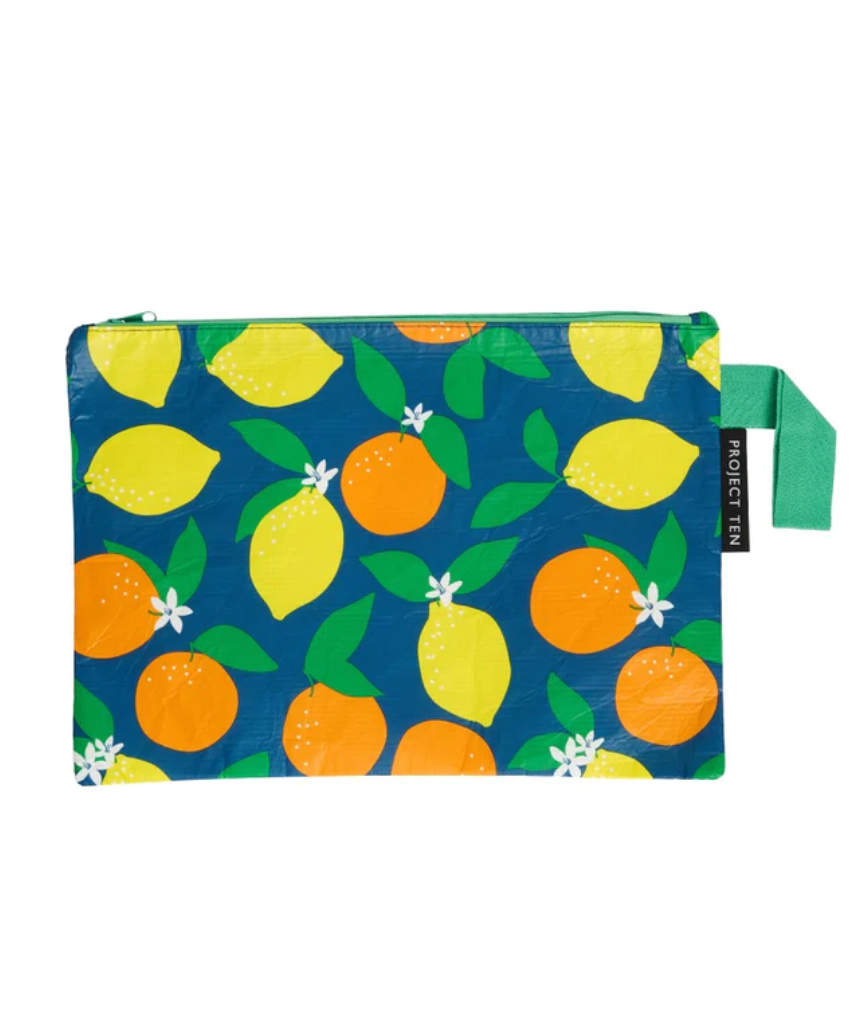 Project Ten - Zip Pouch Citrus, bag, Project Ten - Say It Sister