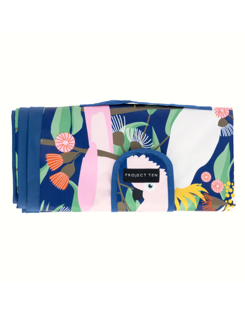 Project Ten Native Birds Picnic Mat Picnic Blankets