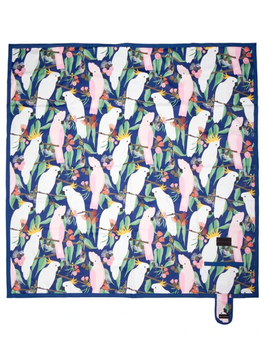 Project Ten Native Birds Picnic Mat Picnic Blankets
