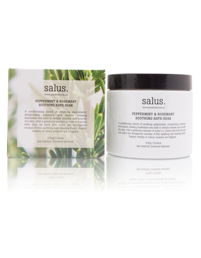 Salus - Peppermint & Rosemary Soothing Bath Soak - Say It Sister