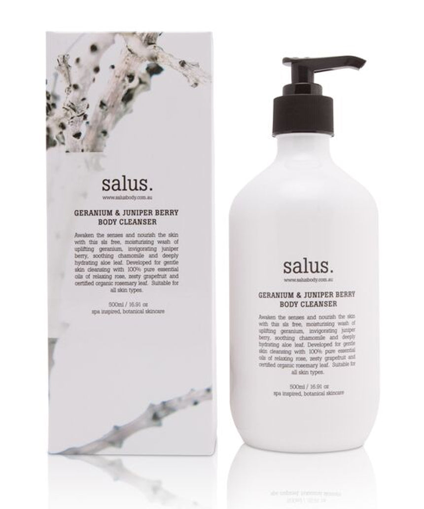 Salus - Geranium & Juniper Berry Body Cleanser 500ml, Bath and Body, SALUS - Say It Sister