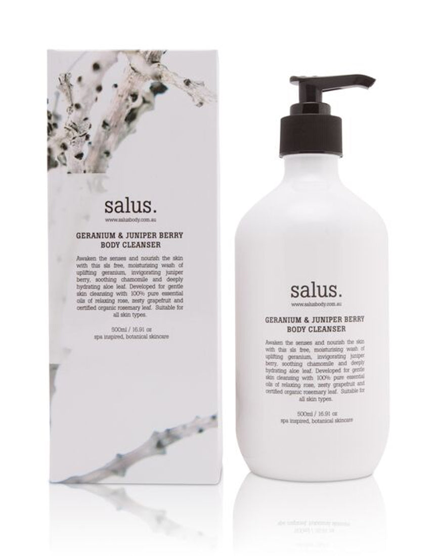 Salus - Geranium & Juniper Berry Body Cleanser 500ml, Bath and Body, SALUS - Say It Sister