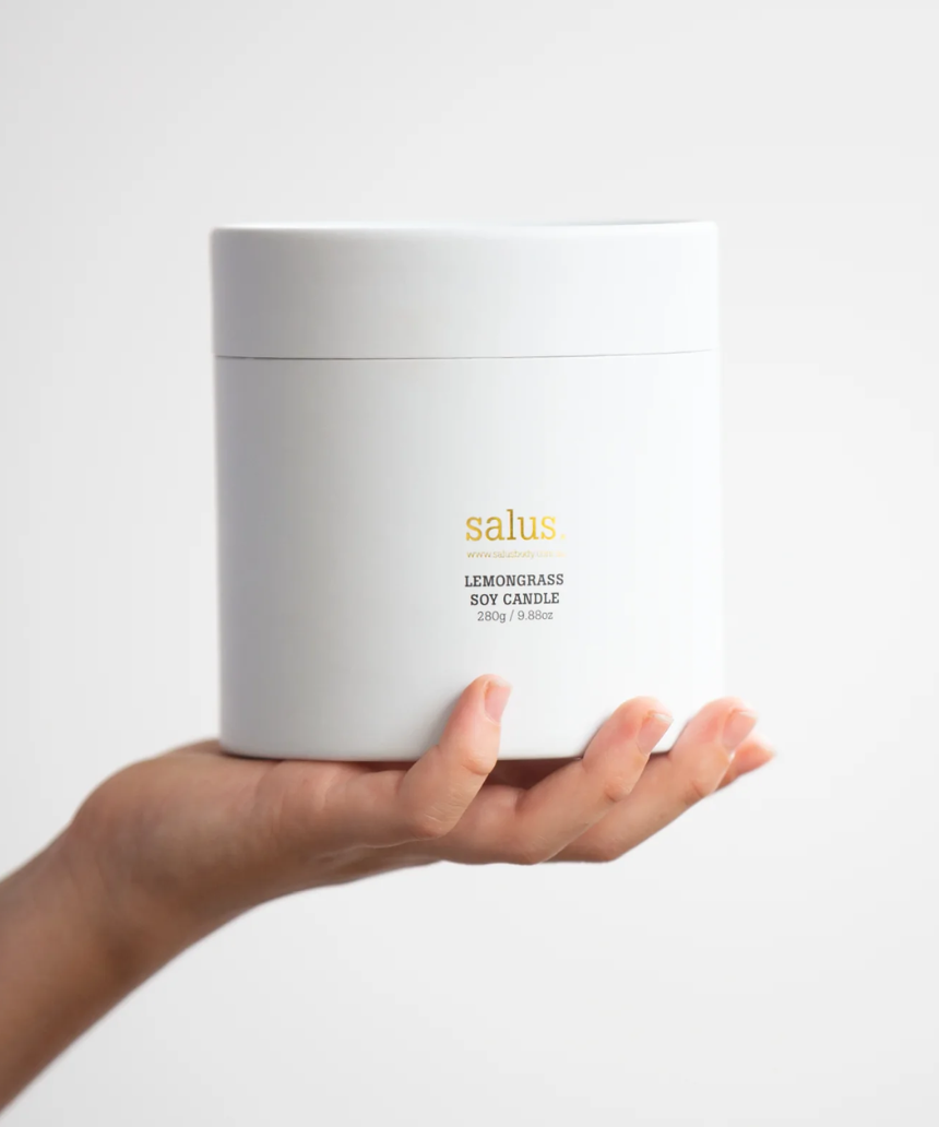 Salus - Lemongrass Soy Candle, Candles, SALUS - Say It Sister