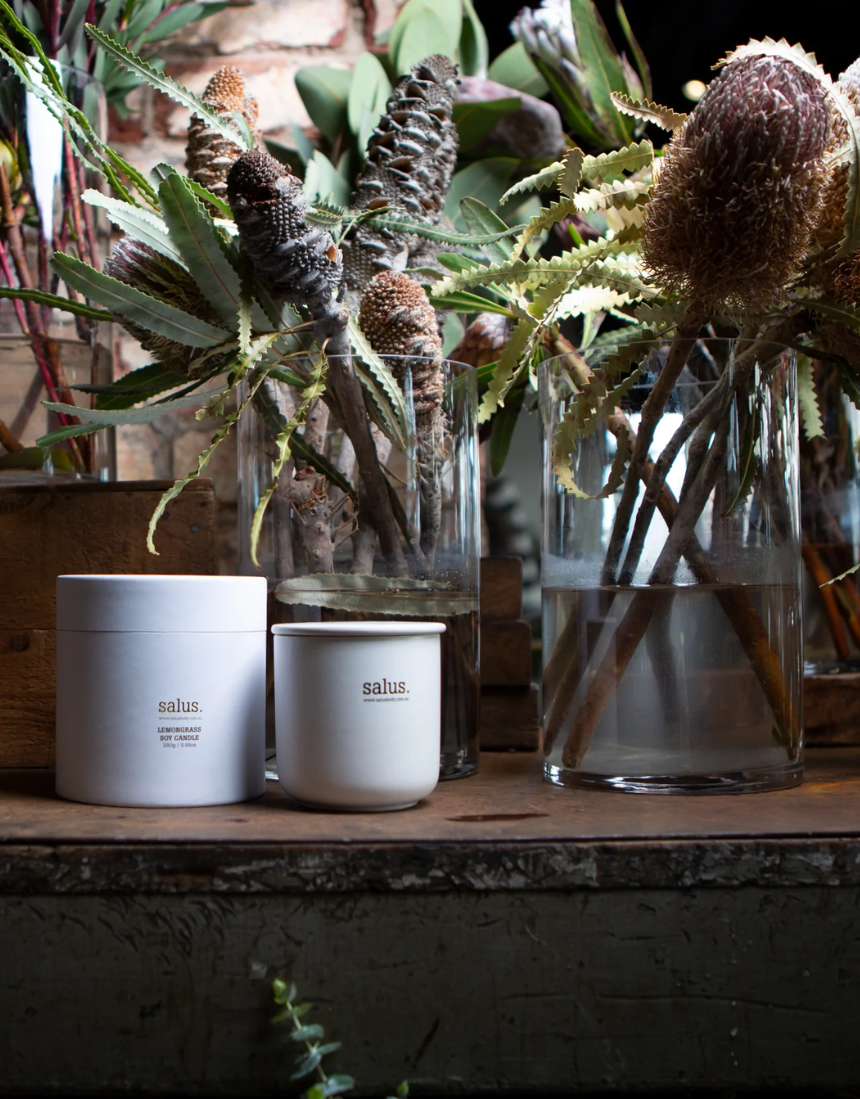 Salus - Lemongrass Soy Candle, Candles, SALUS - Say It Sister