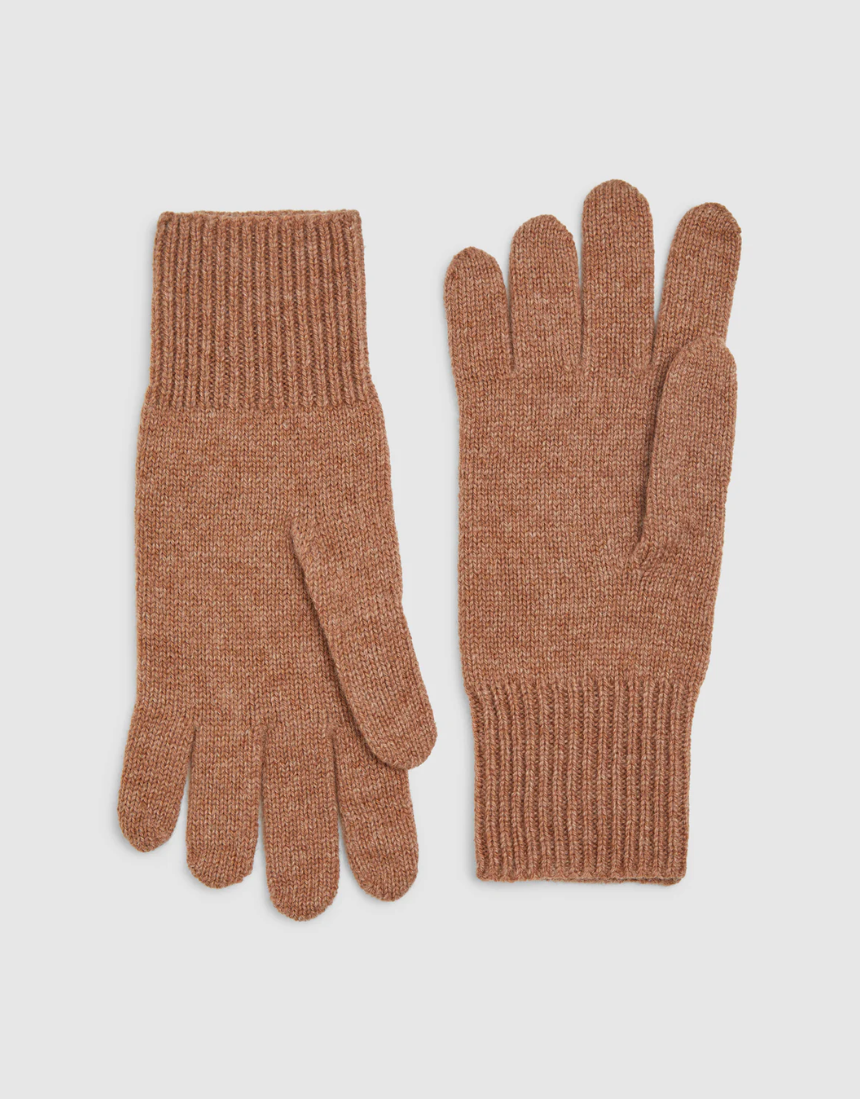 Black Toorallie Merino Glove by Say It Sister with soft wool fabric and snug fit for warmth and style.