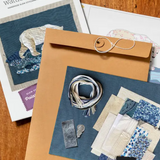 Slow Stitching Kit - Polar Bear, Art & Craft Kits, Wattle & Loop - Say It Sister