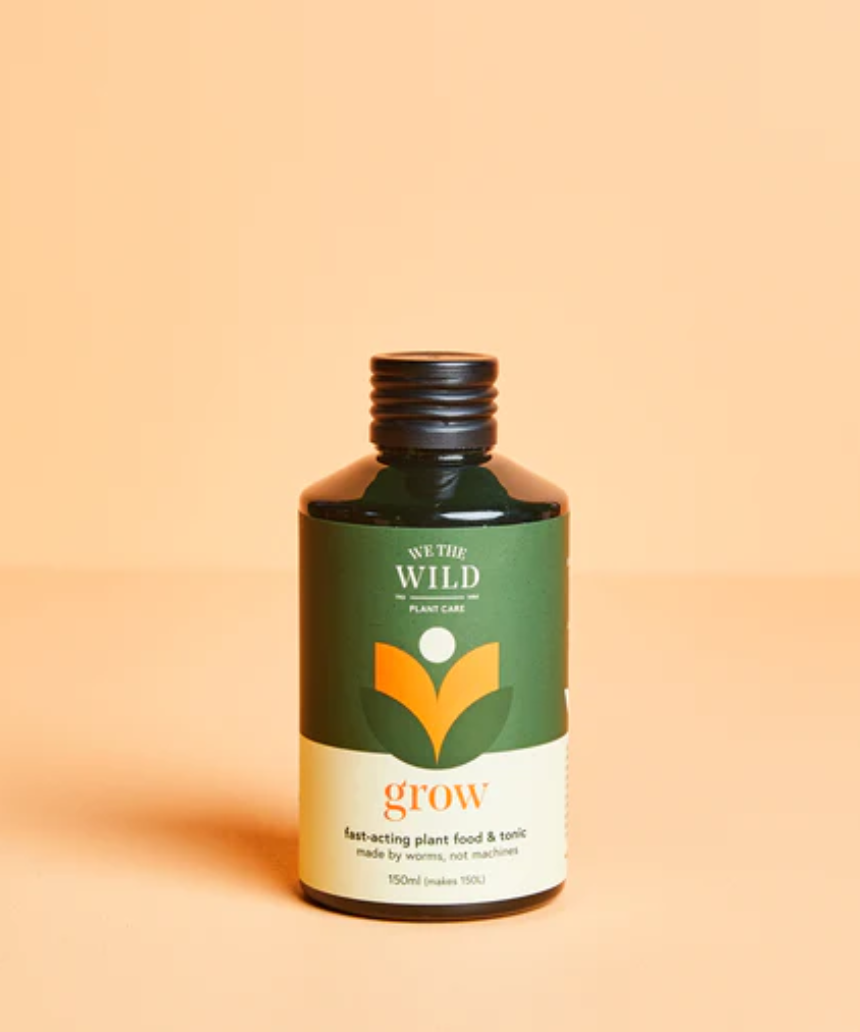 We The Wild Grow Plant Food & Tonic 150ml for healthy plant growth, featuring natural ingredients and plant care benefits.