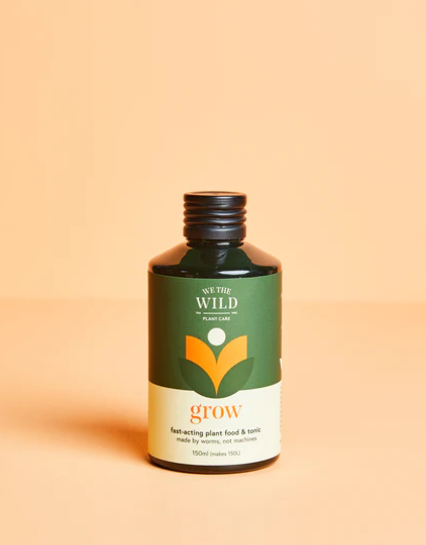 We The Wild Grow Plant Food & Tonic 150ml for healthy plant growth, featuring natural ingredients and plant care benefits.
