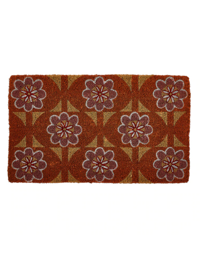 Bonnie and Neil - Bloom Door Mat Terracotta - Say It Sister