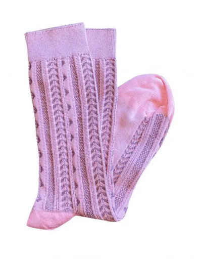 Tightology - Tevere Pink Socks - Say It Sister