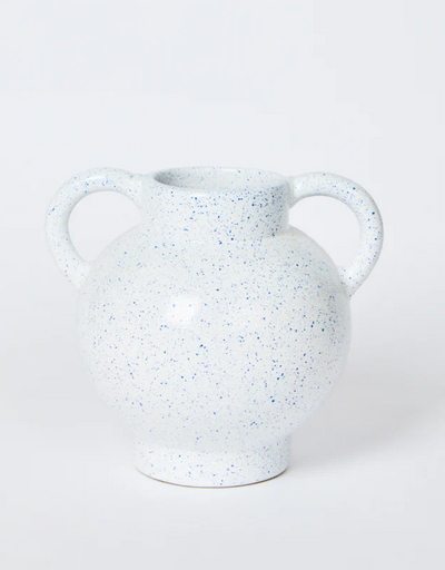 Speckle Blue Short Vase - Say It Sister