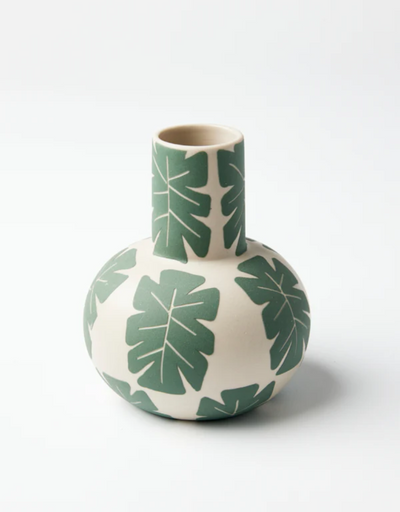 Happy Vase Small Green Palm - Say It Sister