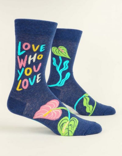 Blue Q - Love Who You Love Men's Socks - Say It Sister