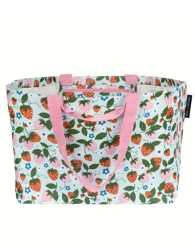 Project Ten - Strawberries Oversize Tote - Say It Sister