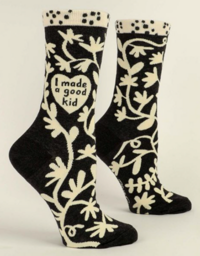 Blue Q - I Made a Good Kid Women's Socks, socks, Blue Q - Say It Sister