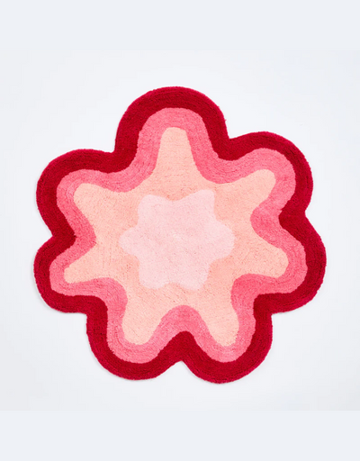 Bonnie and Neil - Wave Bath Mat Pink - Say It Sister