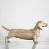 Dachshund Secret Bowl - Gold, Homewares, White Moose - Say It Sister
