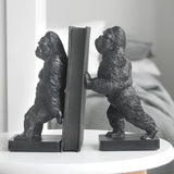 Gorilla Bookend Set Black, Homewares, White Moose - Say It Sister