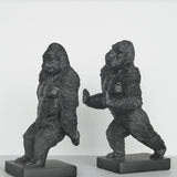 Gorilla Bookend Set Black, Homewares, White Moose - Say It Sister