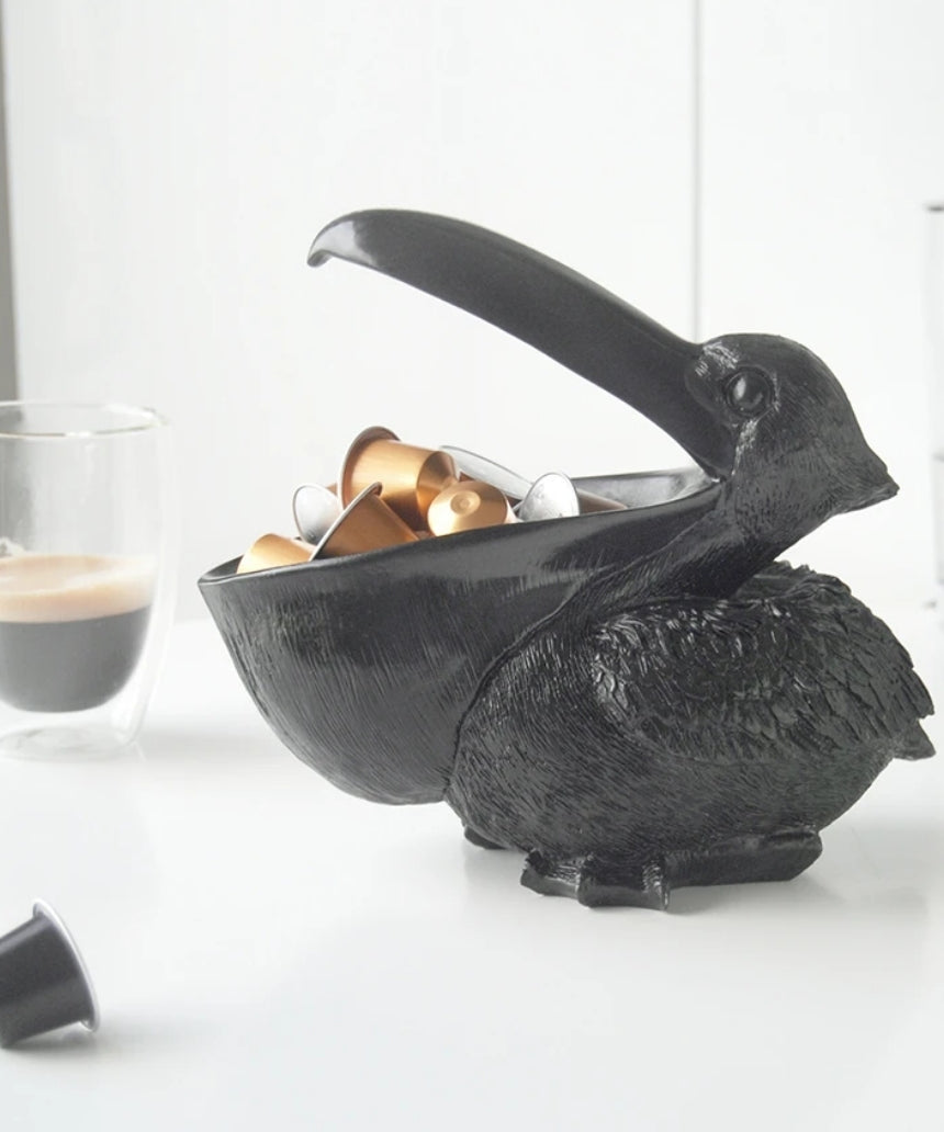 Pelican Bowl - Black, Homewares, White Moose - Say It Sister