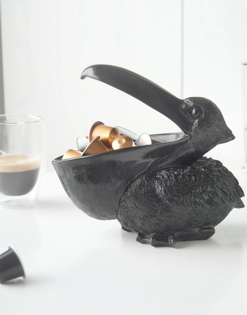 Pelican Bowl - Black, Homewares, White Moose - Say It Sister