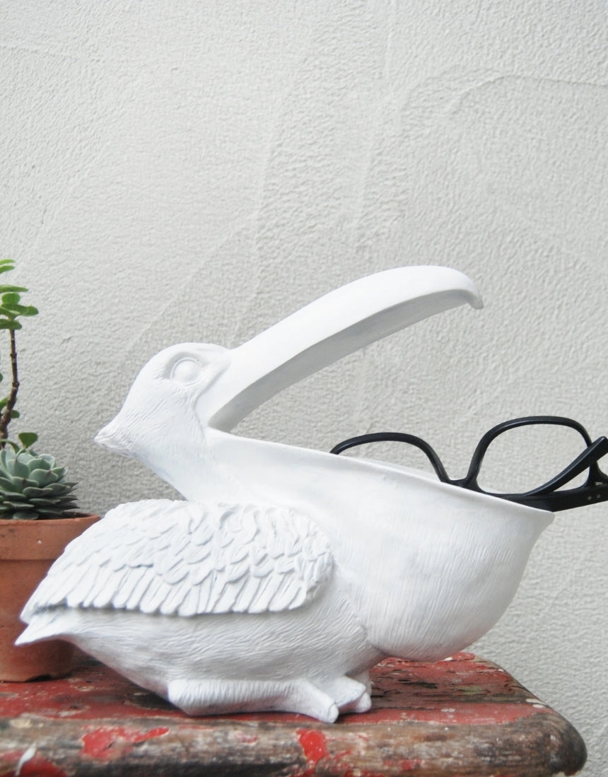 Pelican Bowl - White, Homewares, White Moose - Say It Sister