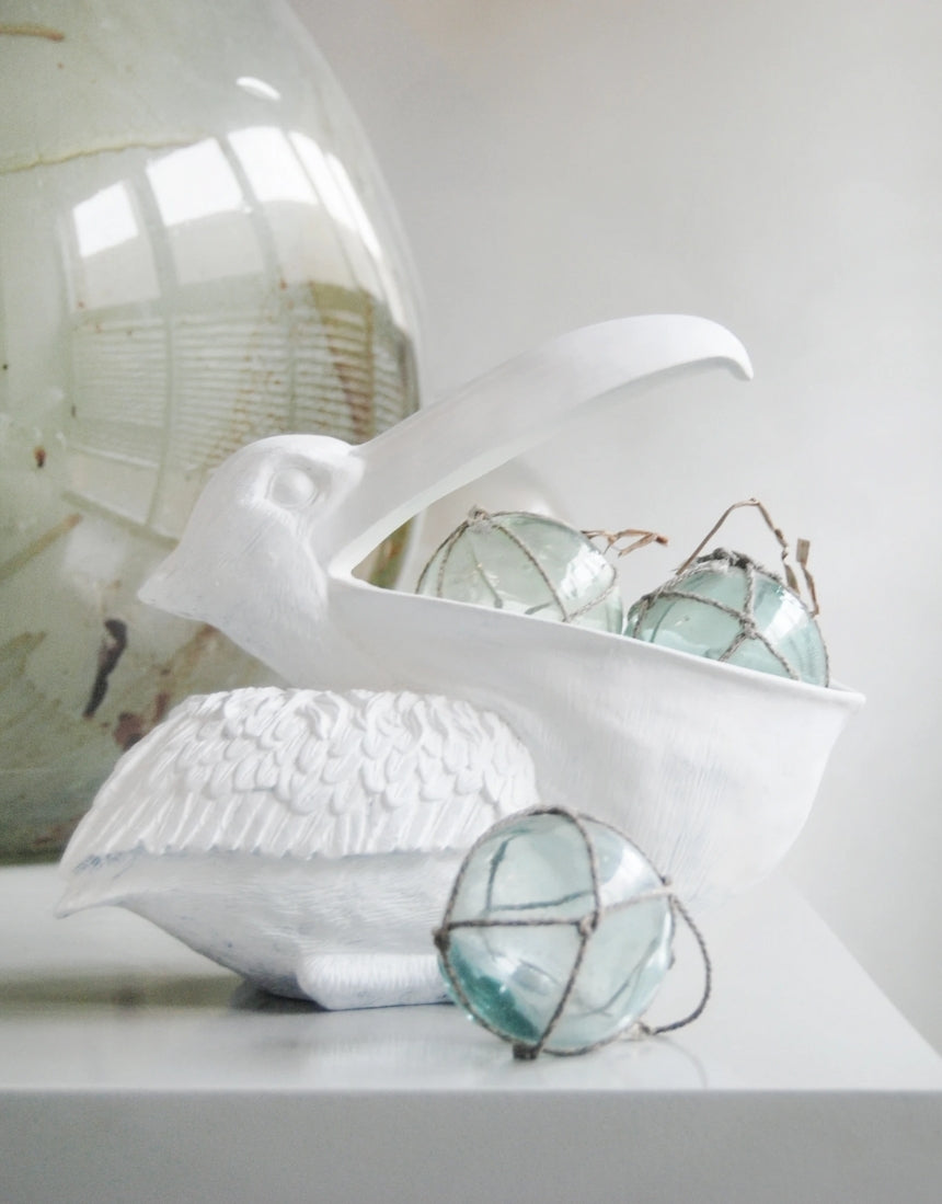Pelican Bowl - White, Homewares, White Moose - Say It Sister