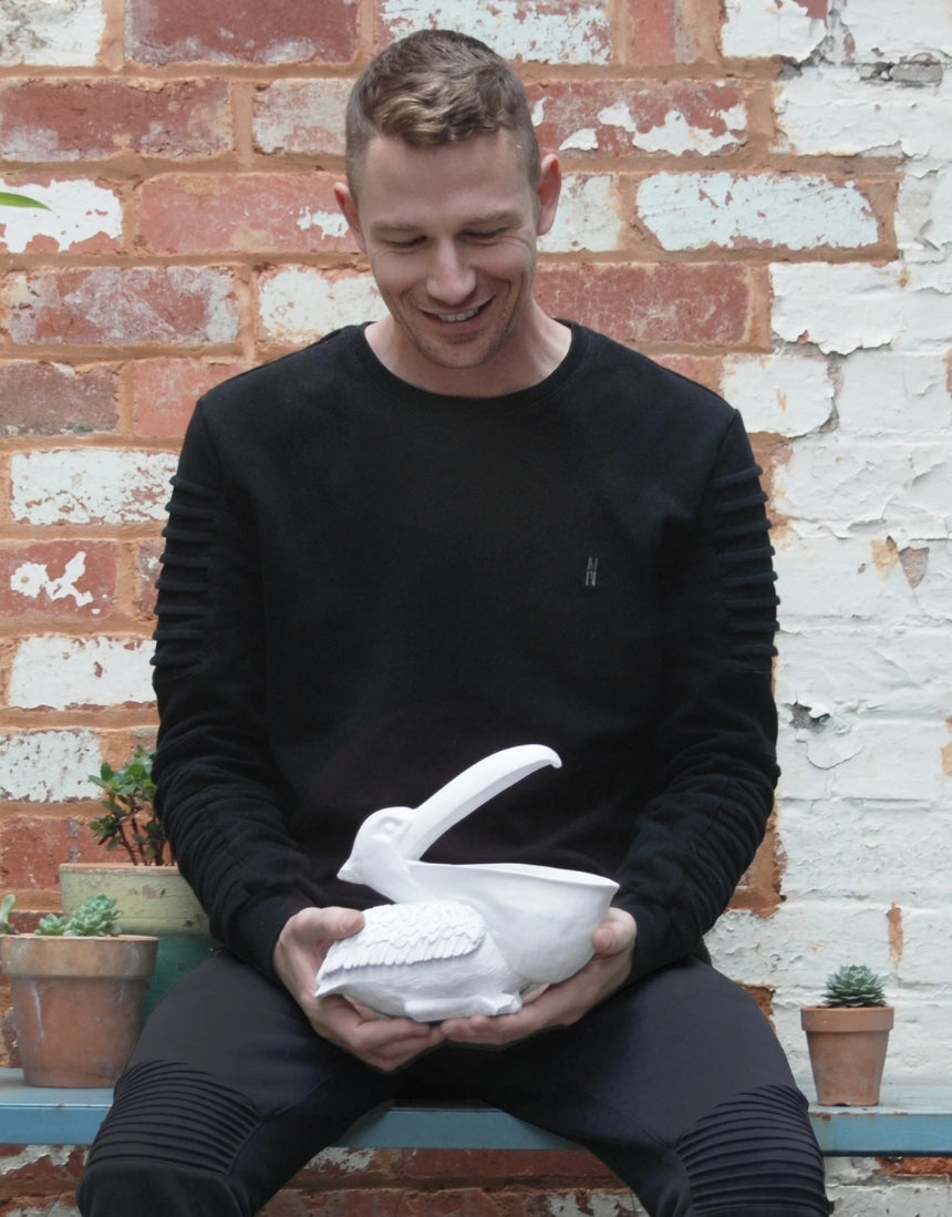 Pelican Bowl - White, Homewares, White Moose - Say It Sister
