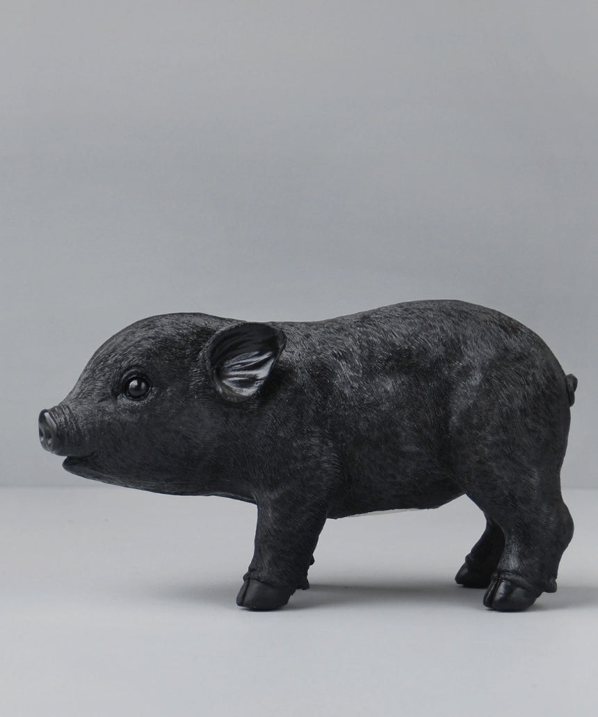 Pig Money Box Black, Homewares, White Moose - Say It Sister