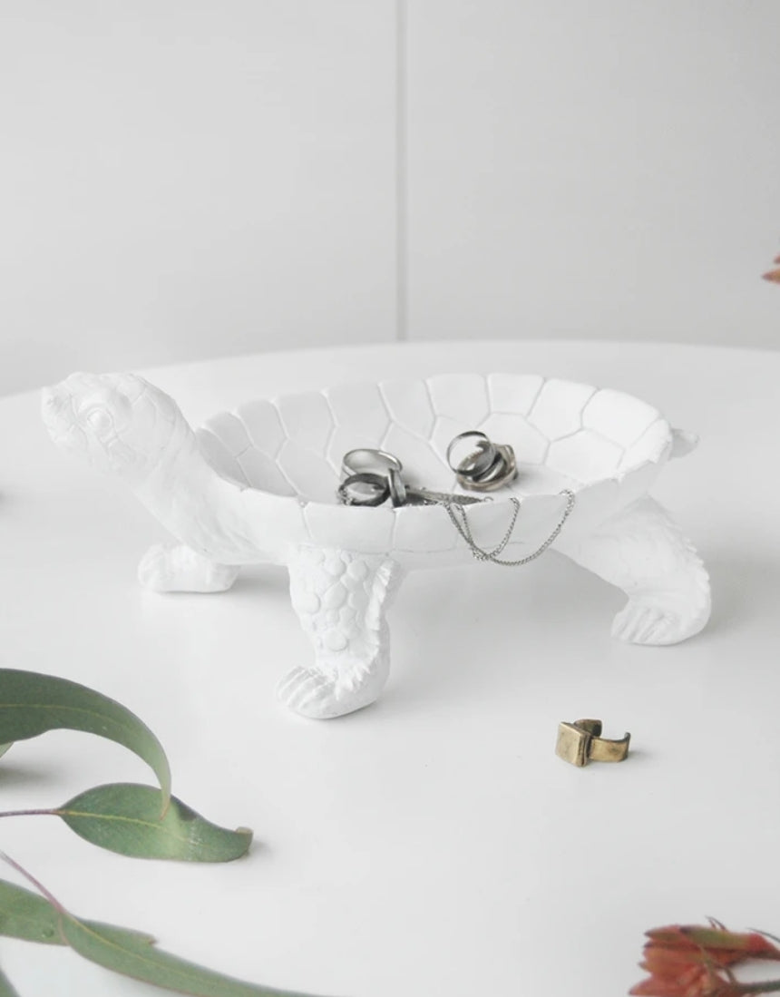 Turtle Bowl White, Homewares, White Moose - Say It Sister