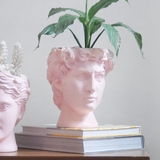 David Vase/Plant Holder - Pink, Vase and Pots, White Moose - Say It Sister