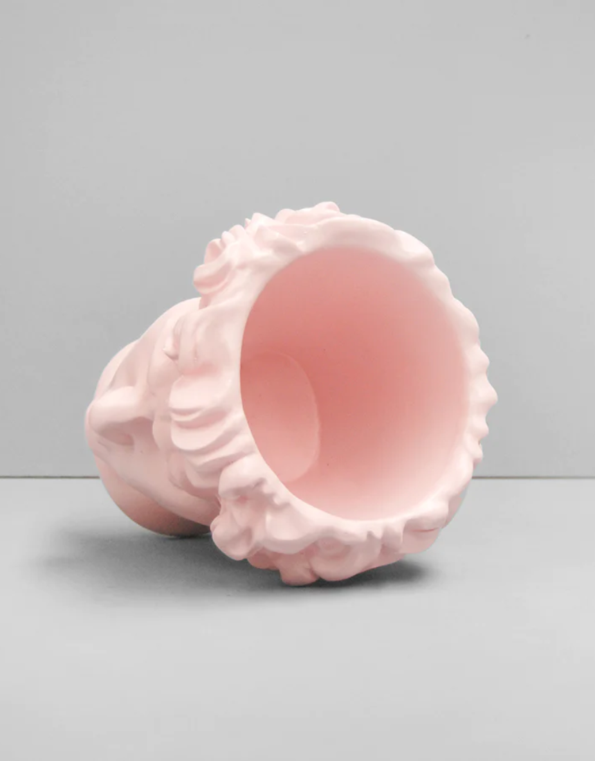 David Vase/Plant Holder - Pink, Vase and Pots, White Moose - Say It Sister