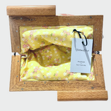 Signature Medium Clutch Wattle Tassie Oak Frame, clutch, Yellow Bird - Say It Sister